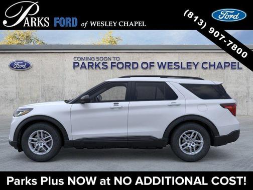 Space White Metallic 2026 Ford Explorer Active