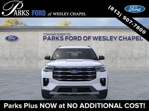Space White Metallic 2026 Ford Explorer Active