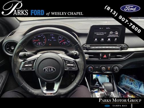 Clear White 2020 Kia Forte GT-Line