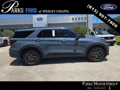 Vapor Blue Metallic 2025 Ford Explorer ST