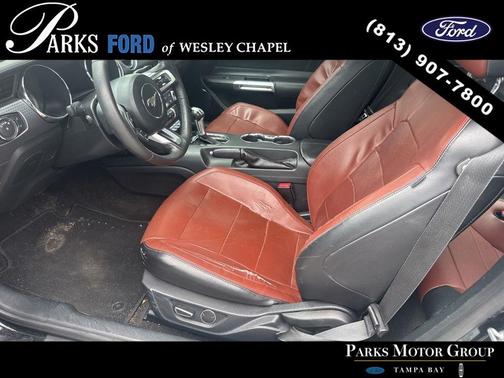 Black 2015 Ford Mustang EcoBoost Premium