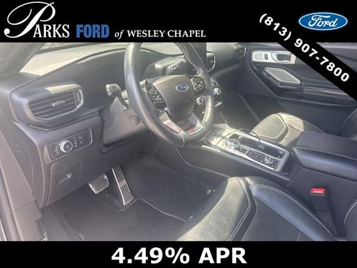 Black Metallic 2022 Ford Explorer ST