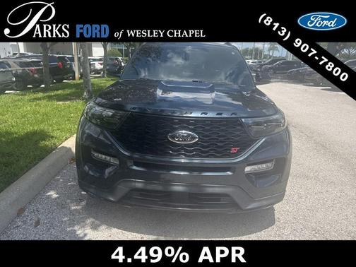 Black Metallic 2022 Ford Explorer ST
