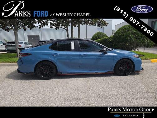 Midnight Black Metallic 2022 Toyota Camry TRD V6