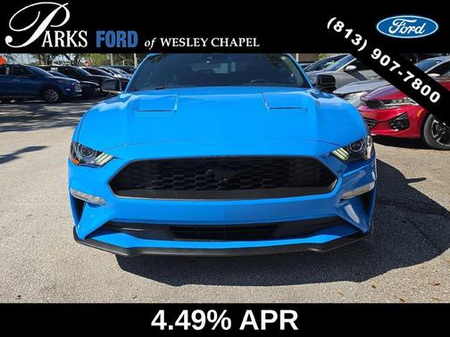 Grabber Blue 2022 Ford Mustang EcoBoost