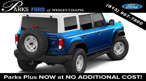 Velocity Blue Metallic 2026 Ford Bronco Heritage Edition