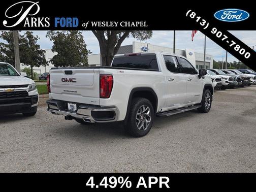 White Frost Tri-Coat 2023 GMC Sierra 1500 SLT