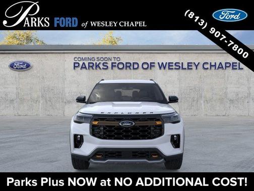 Space White Metallic 2026 Ford Explorer Tremor