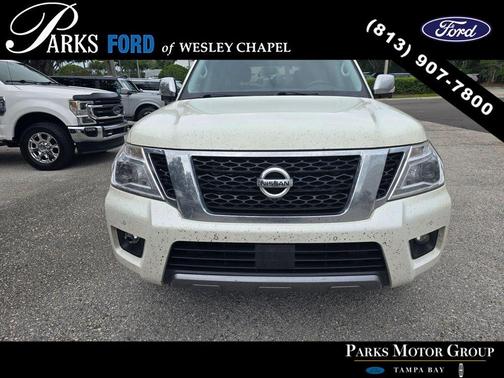 White 2020 Nissan Armada SL