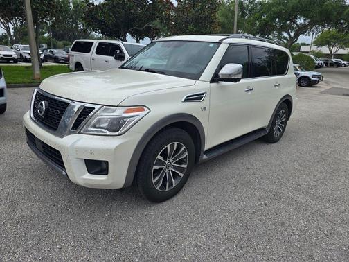 White 2020 Nissan Armada SL