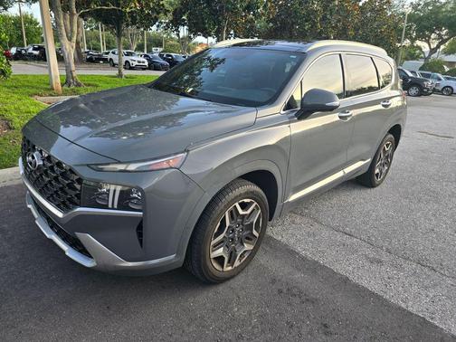 Hampton Gray 2021 Hyundai SANTA FE Calligraphy