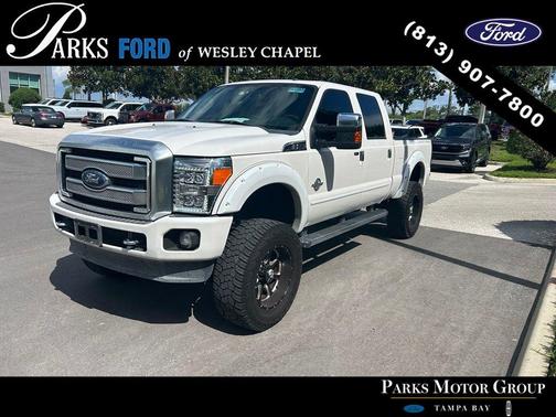 White Platinum Clearcoat Metallic 2015 Ford F-250 Platinum