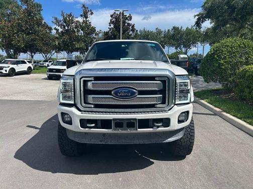 White Platinum Clearcoat Metallic 2015 Ford F-250 Platinum