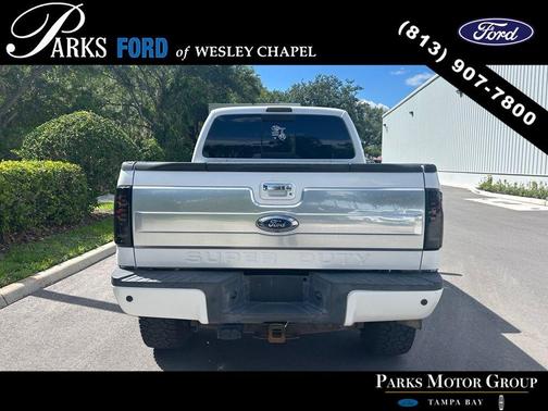 White Platinum Clearcoat Metallic 2015 Ford F-250 Platinum