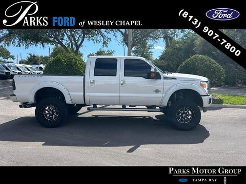 White Platinum Clearcoat Metallic 2015 Ford F-250 Platinum