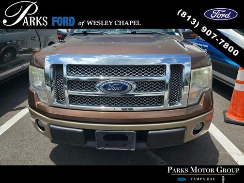Vermillion Red 2012 Ford F-150 Lariat