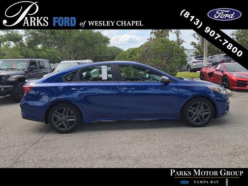 Deep Sea Blue 2021 Kia Forte GT-Line
