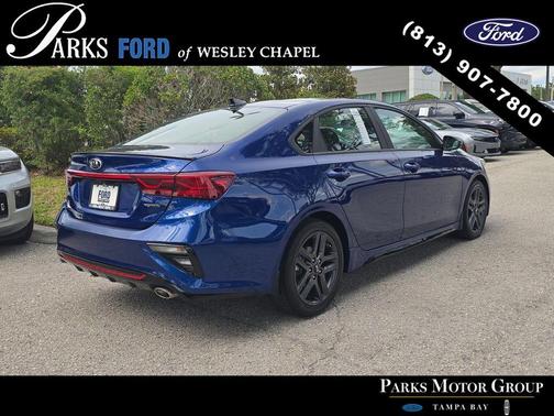 Deep Sea Blue 2021 Kia Forte GT-Line