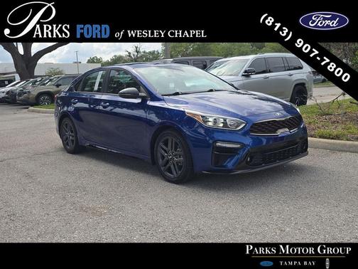 Deep Sea Blue 2021 Kia Forte GT-Line