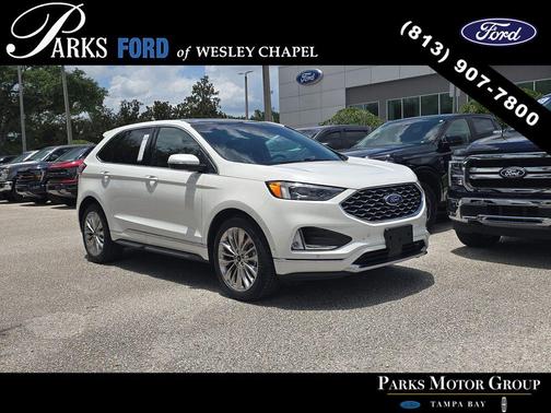 Star White 2020 Ford Edge Titanium