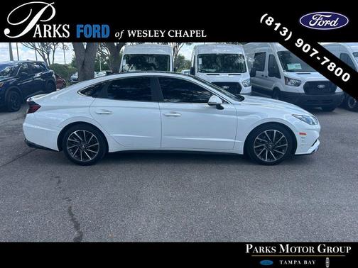 Quartz White 2020 Hyundai SONATA Limited