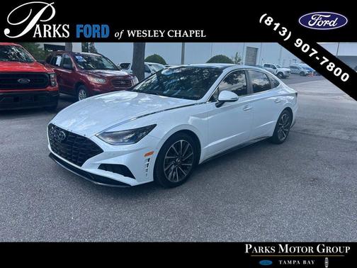 Quartz White 2020 Hyundai SONATA Limited