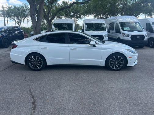 Quartz White 2020 Hyundai SONATA Limited