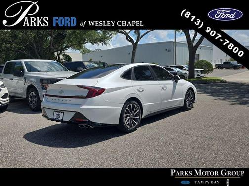 Quartz White 2020 Hyundai SONATA Limited