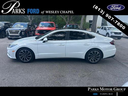 Quartz White 2020 Hyundai SONATA Limited