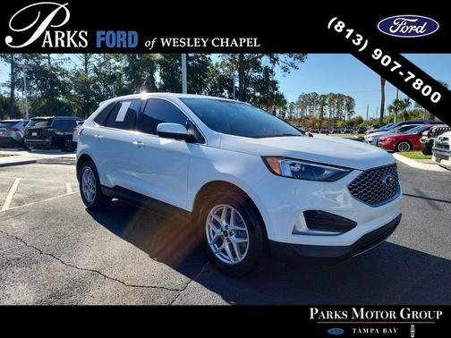 Oxford White 2023 Ford Edge SEL