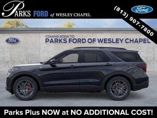 Agate Black Metallic 2026 Ford Explorer ST-Line