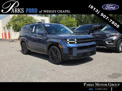 Atlantic Blue 2026 Hyundai SANTA FE HEV Calligraphy