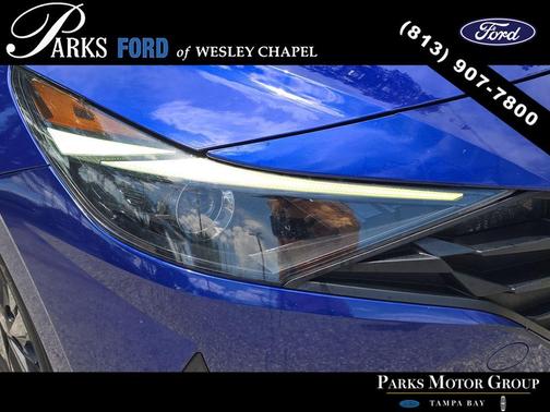 Intense Blue 2021 Hyundai ELANTRA SEL