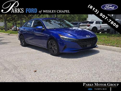 Intense Blue 2021 Hyundai ELANTRA SEL