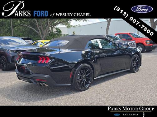 Shadow Black 2025 Ford Mustang EcoBoost Premium