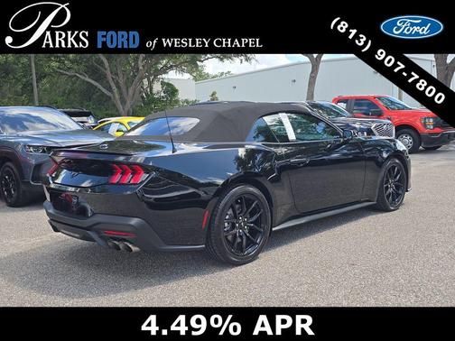 Shadow Black 2025 Ford Mustang EcoBoost Premium