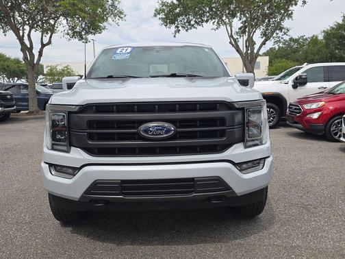 White Metallic 2021 Ford F-150 Lariat