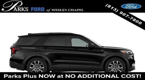 Agate Black Metallic 2026 Ford Explorer ST-Line
