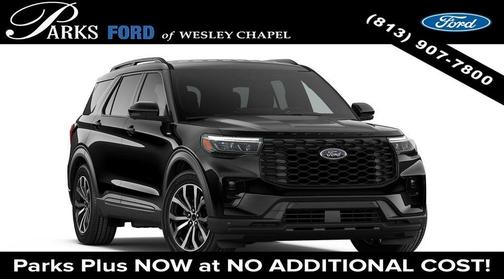 Agate Black Metallic 2026 Ford Explorer ST-Line
