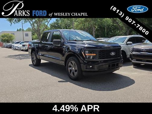 Agate Black Metallic 2025 Ford F-150 STX