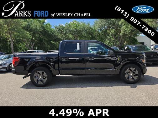 Agate Black Metallic 2025 Ford F-150 STX