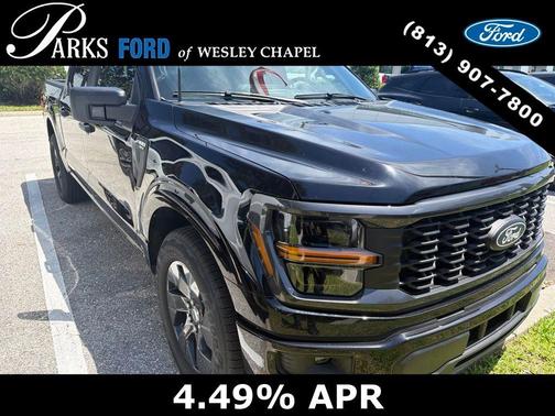 Agate Black Metallic 2025 Ford F-150 STX