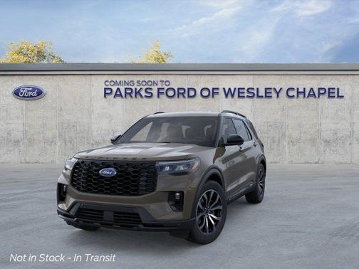Gray 2026 Ford Explorer ST-Line