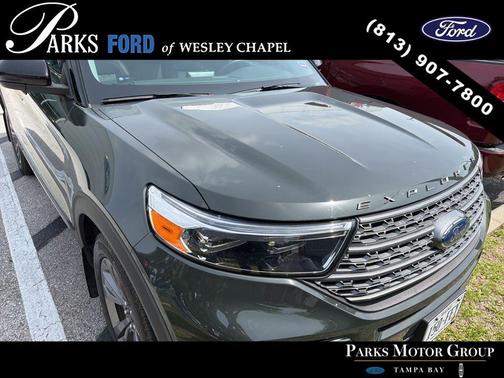 Green Metallic 2022 Ford Explorer XLT