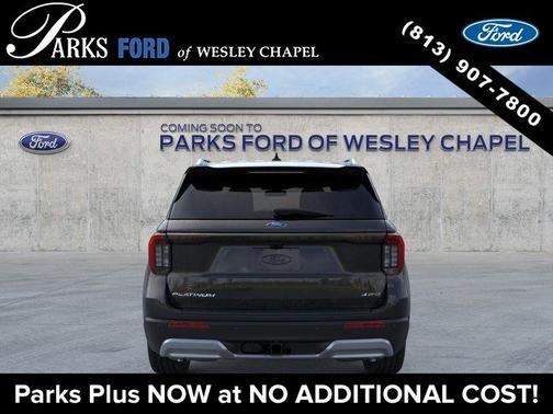 Agate Black Metallic 2026 Ford Explorer Platinum