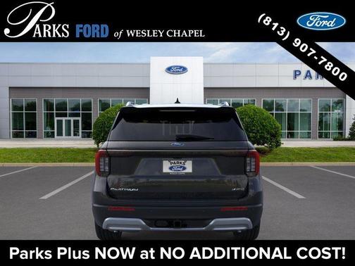 Agate Black Metallic 2026 Ford Explorer Platinum