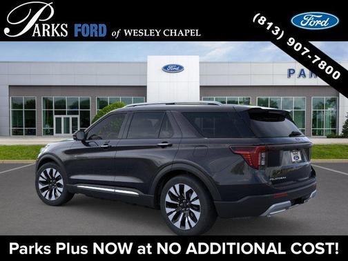 Agate Black Metallic 2026 Ford Explorer Platinum