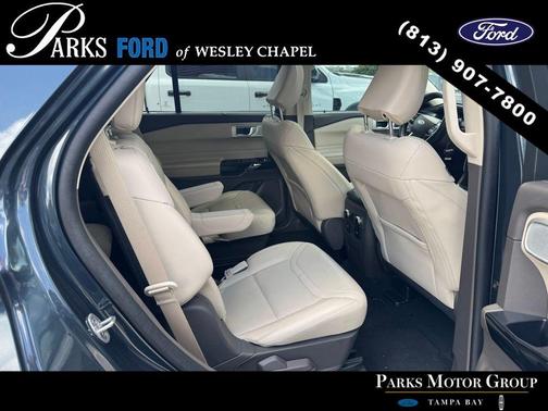 Stone Blue Metallic 2024 Ford Explorer Platinum