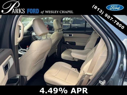 Stone Blue Metallic 2024 Ford Explorer Platinum