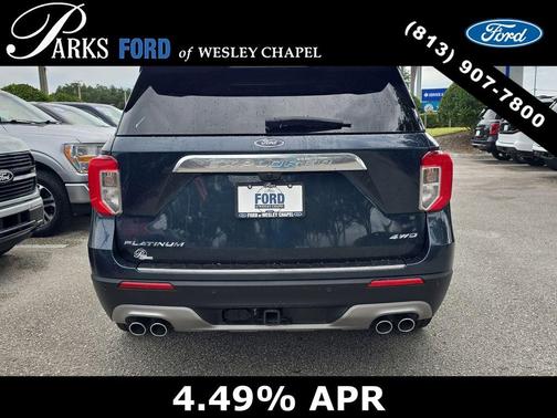 Stone Blue Metallic 2024 Ford Explorer Platinum